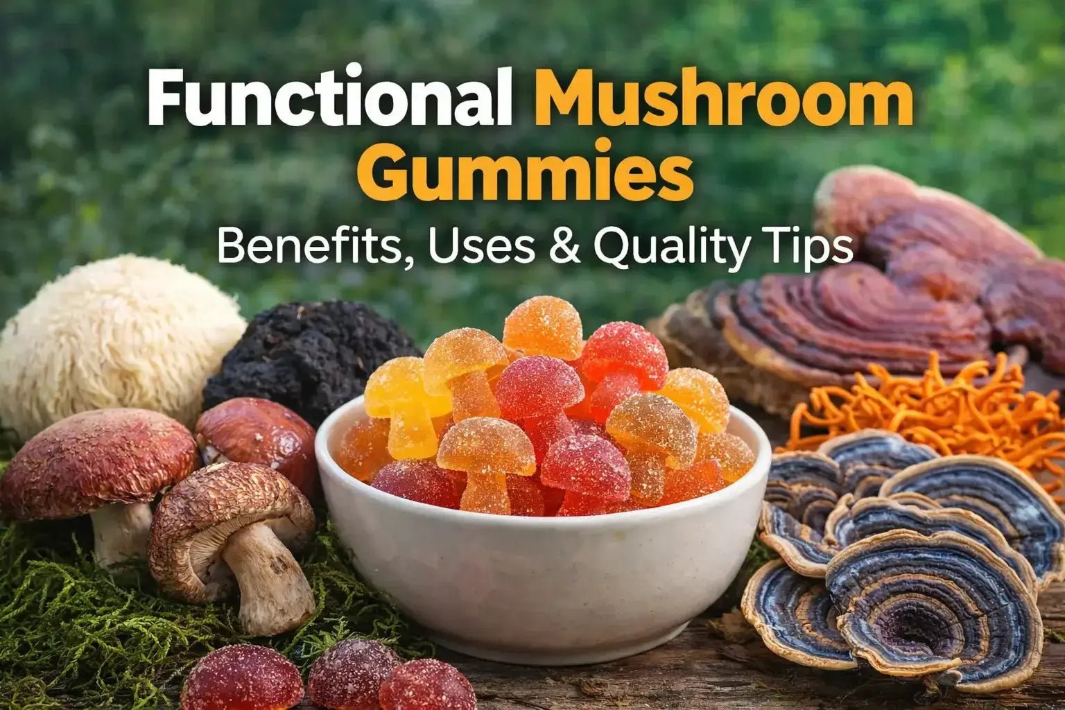 Functional Mushroom Gummies: Complete 2025 Guide - Functional Organics