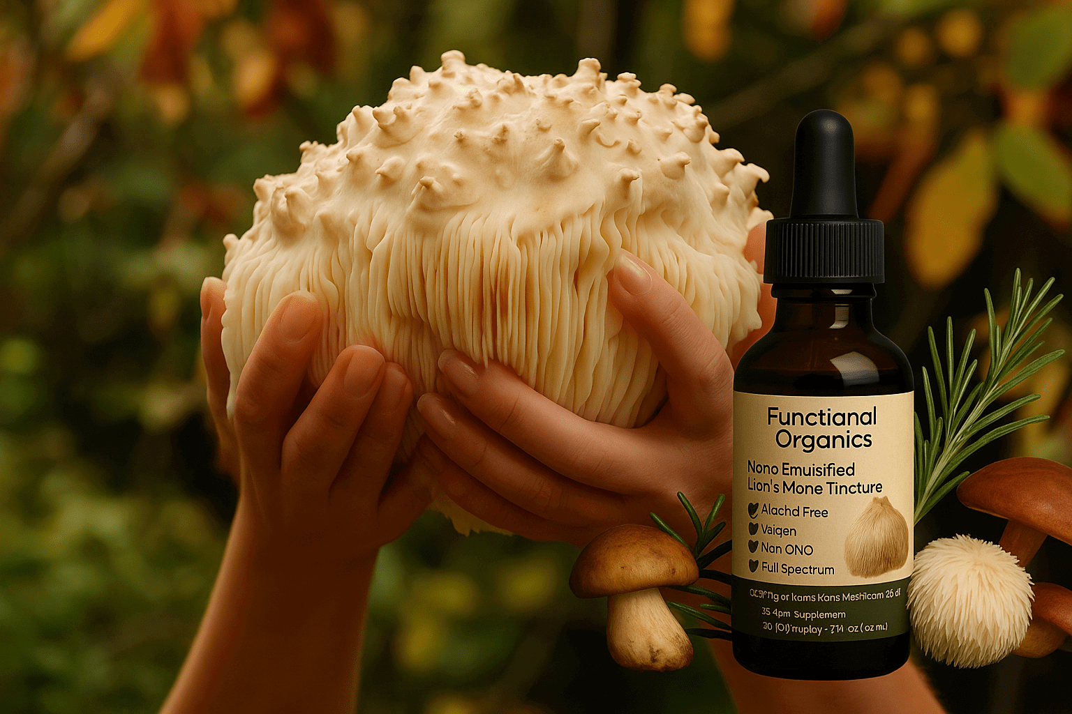 Lion’s Mane Mushroom Benefits for Mood, Focus &amp; Sleep - Functional Organics