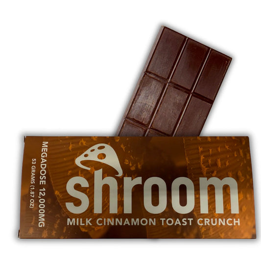 Shroom Chocolate Bar – Dark Crunch | MegaDose 12,000 mg