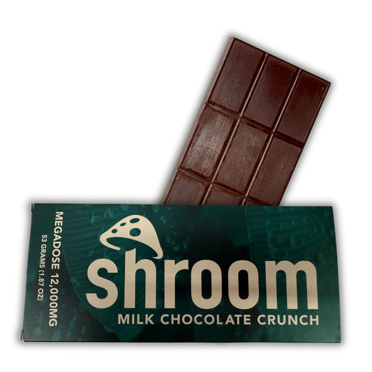 Shroom Chocolate Bar – Dark Crunch | MegaDose 12,000 mg