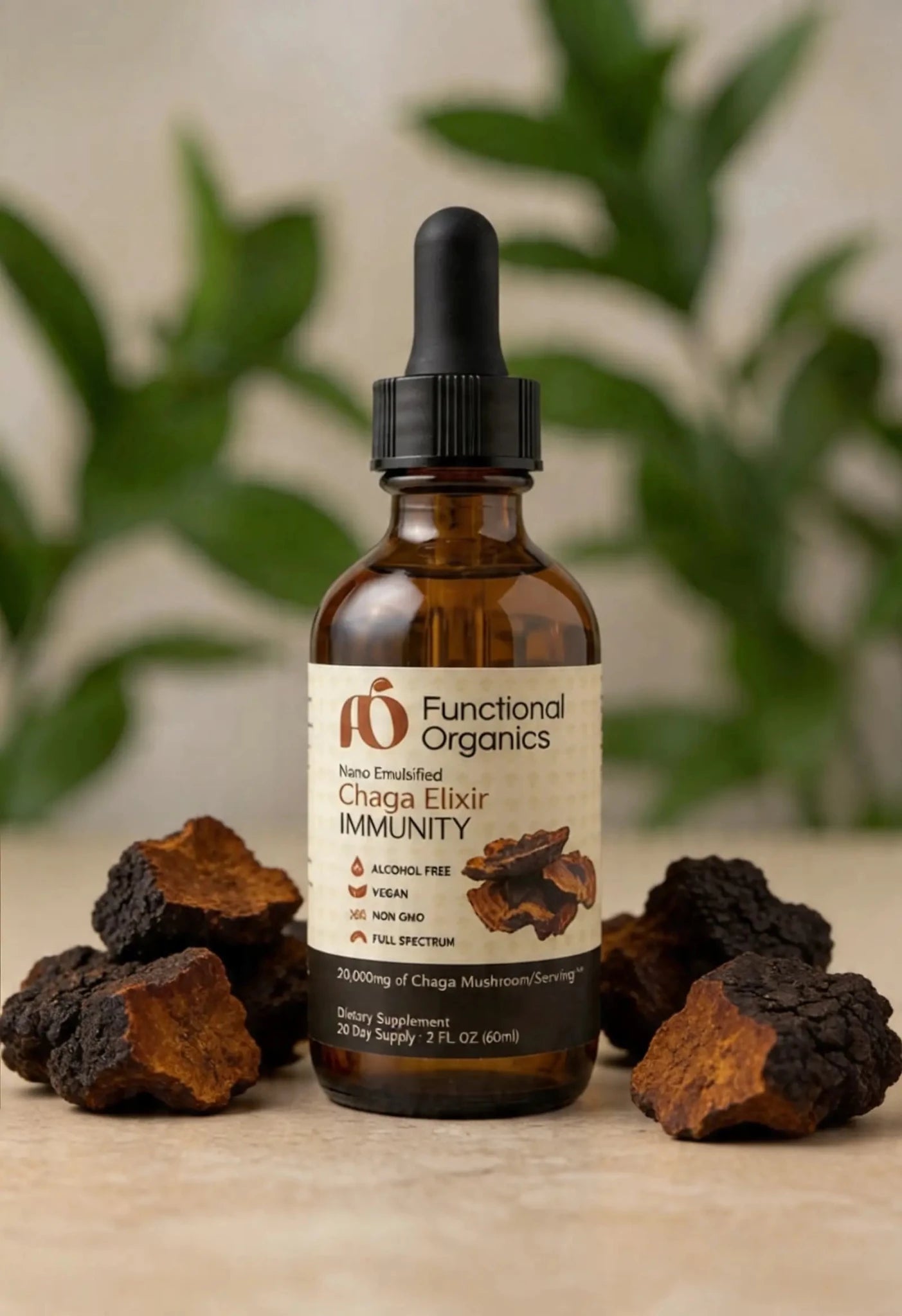 Chaga Elixir - IMMUNITY - Functional Organics