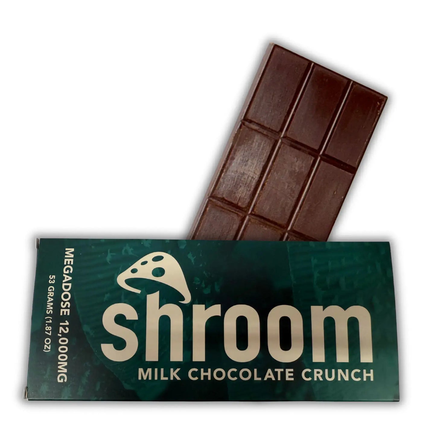 Shroom Chocolate Bar – Dark Crunch | MegaDose 12,000 mg - Functional Organics