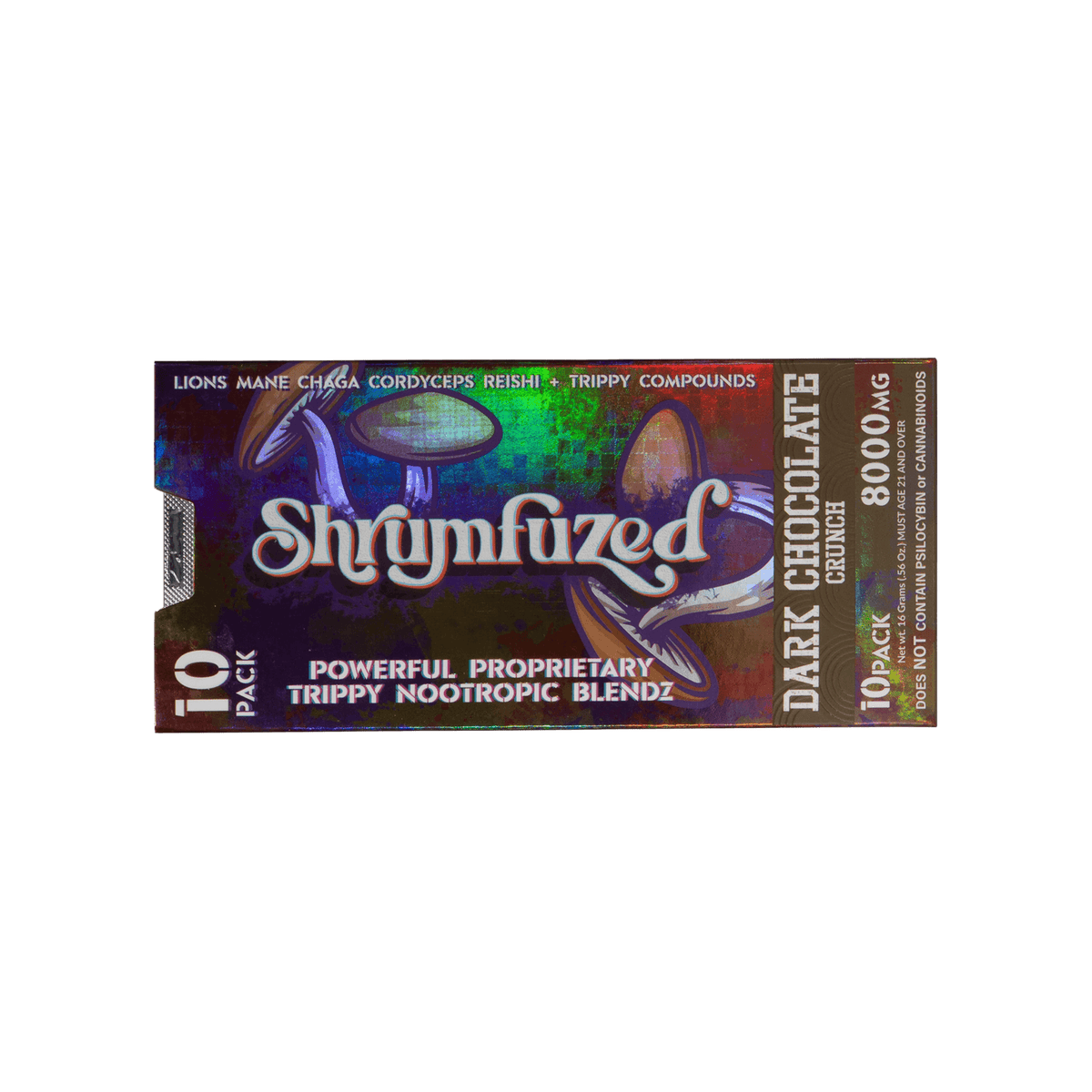 Shrumfuzed Dark Chocolates | Nootropic Focus Blend– Functional